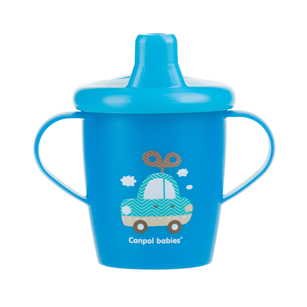 CANPOL BABIES Non-spill Cup TOYS - Blue (250 Ml)