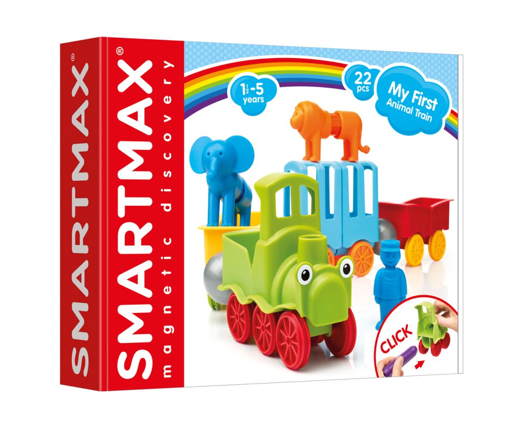 SmartMax - Mon Premier Train Avec Des Animaux - 22 Pcs