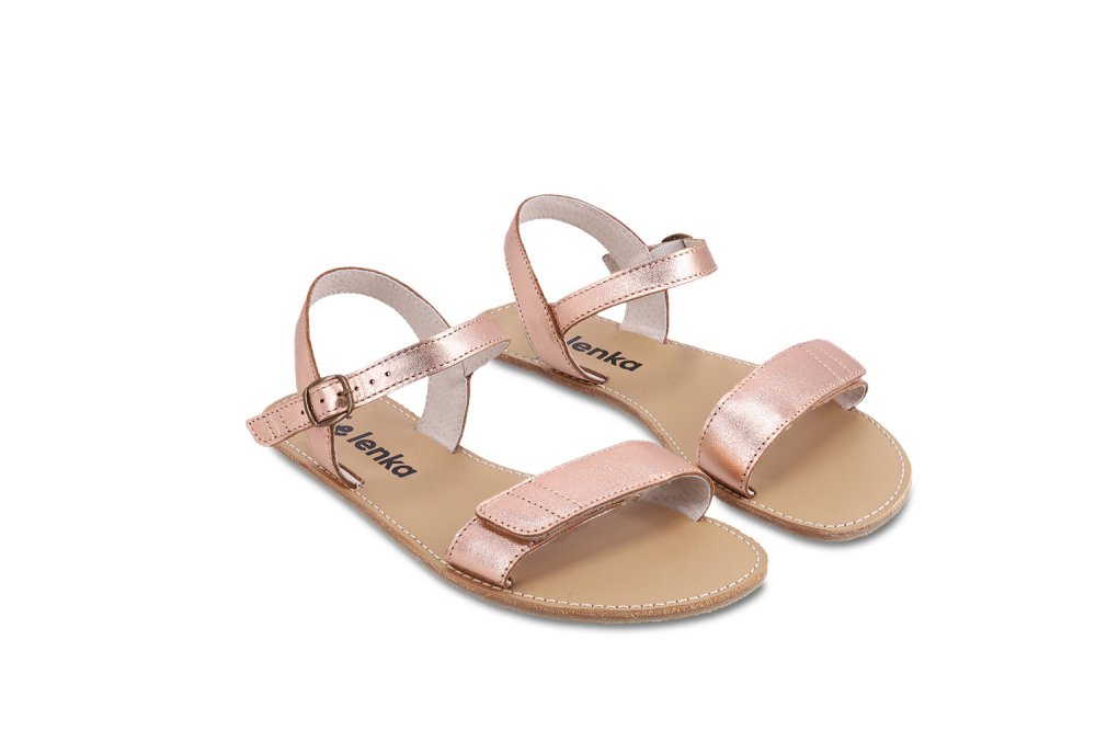 Barfußsandalen Be Lenka Grace - Roségold 38 Brown