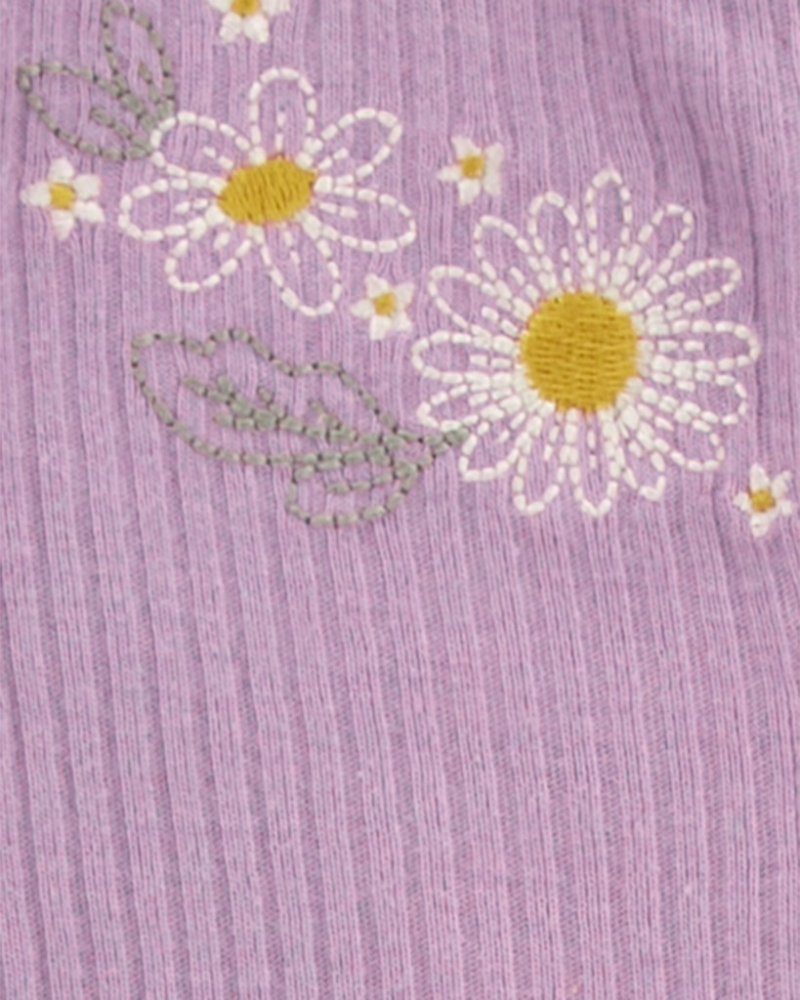 Combinaison à imprimé floral violet Sleep&Play de CARTER'S pour fille NB/taille 56 – Image 3