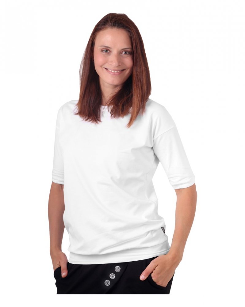 T-shirt oversize femme Darina, blanc M/L