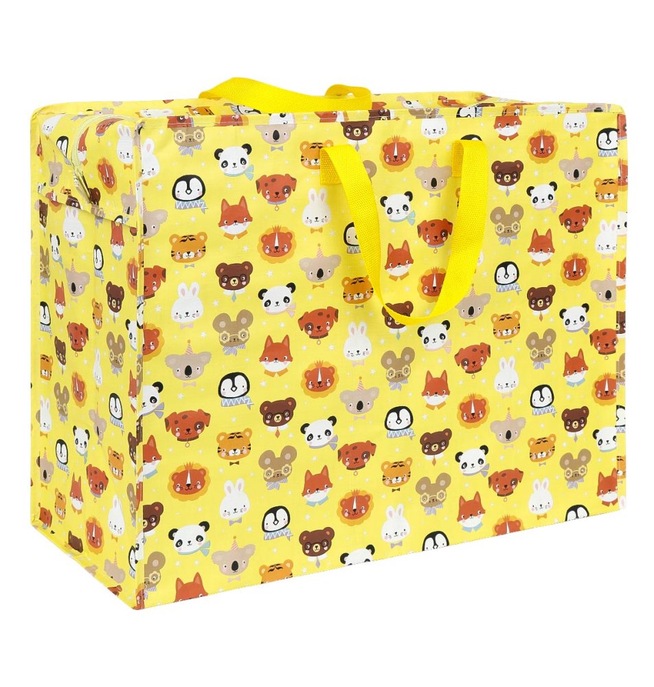 A Little Lovely Company - Borsa portaoggetti XL - Amici animali