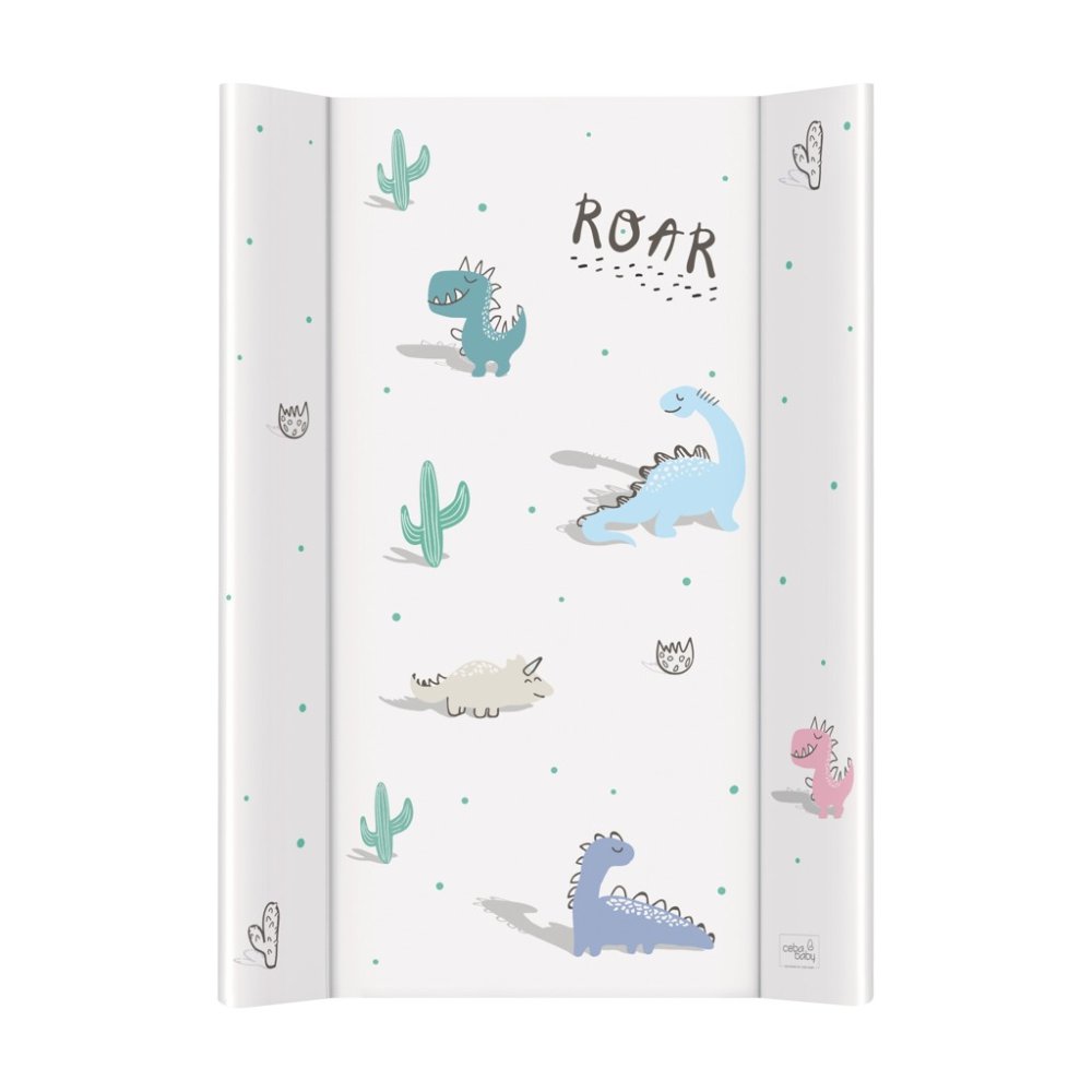 CEBA Materassino fasciatoio a 2 lati con piano rigido (50x70) Comfort Candy Andy Dino