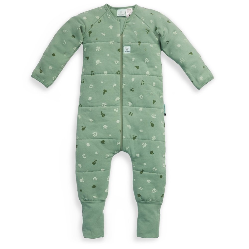 ERGOPOUCH Combinaison de nuit en coton biologique Onesie Sweet Orchard 6-12 mois, 2,5 tog