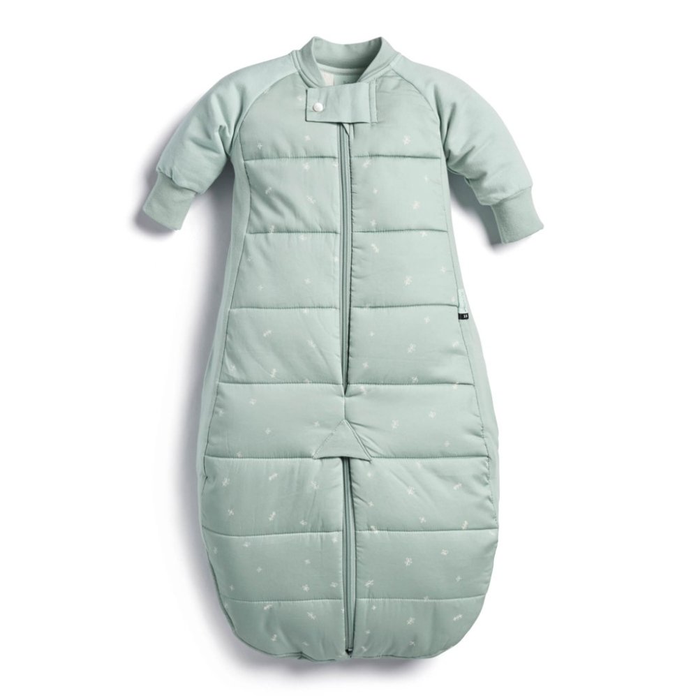 ERGOPOUCH Hálózsák és hálóruha 2 az 1-ben organikus pamut Suit Sage 3-12 hó, 6-12 kg, 2,5 tog - Image 3