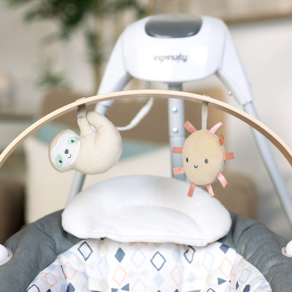 INGENUITY Altalena dondolante musicale Parker™ 0m+, fino a 9 kg - immagine 5