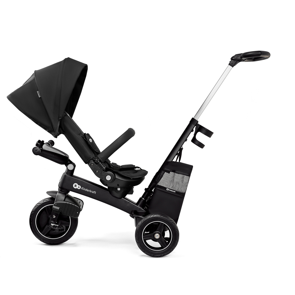 KINDERKRAFT SELECT Triciclo Easytwist Black, Premium - immagine 6