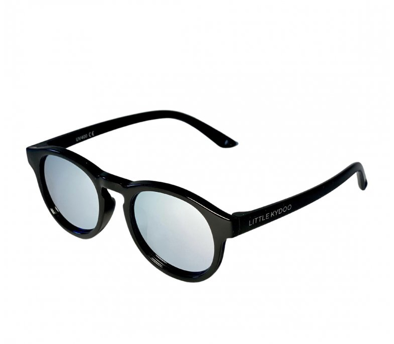 LITTLE KYDOO Occhiali da sole Mirror Black UV 400, polarizzati 2-4 anni