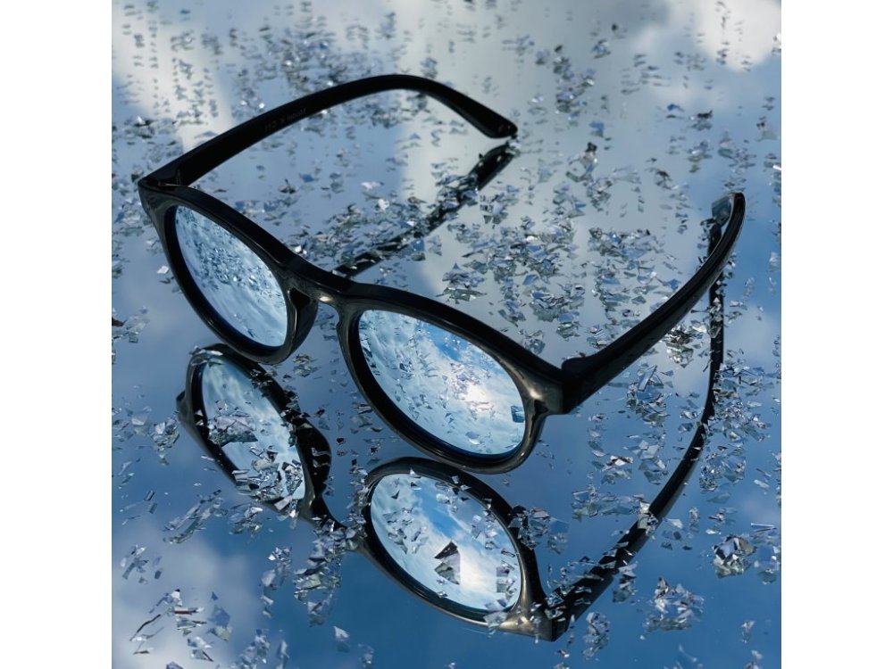 LITTLE KYDOO Lunettes de soleil Mirror Black UV 400, polarisées 2-4 ans – Image 3