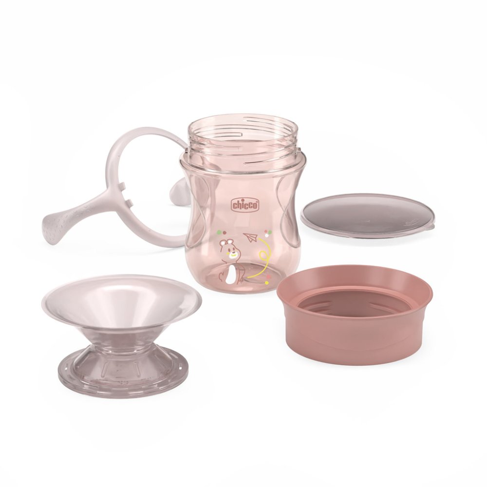CHICCO Tasse 360 Perfect X avec anses rose, 12m+ – Image 4
