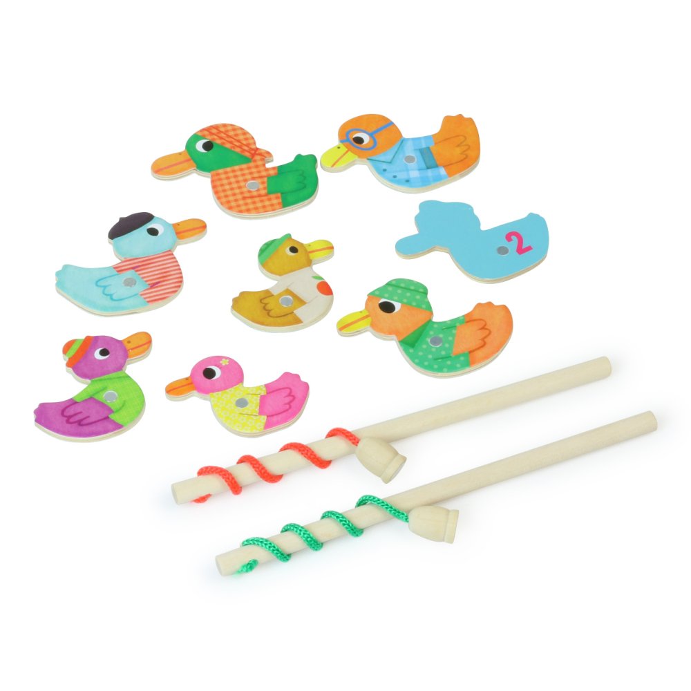 Vilac Holz Set mit lustigen Tier-Spielen 4 in 1 – Bild 6