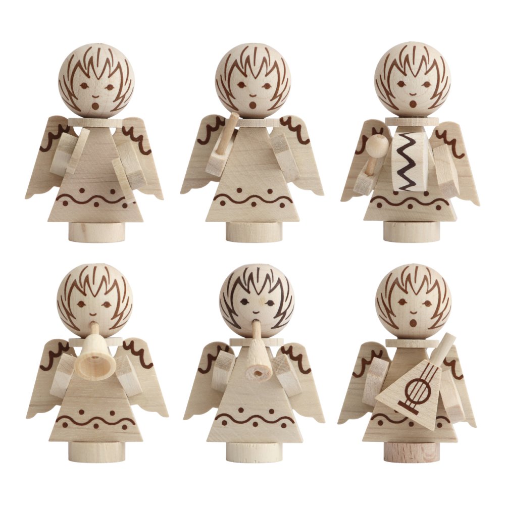 Adornos navideños Detoa de angelitos