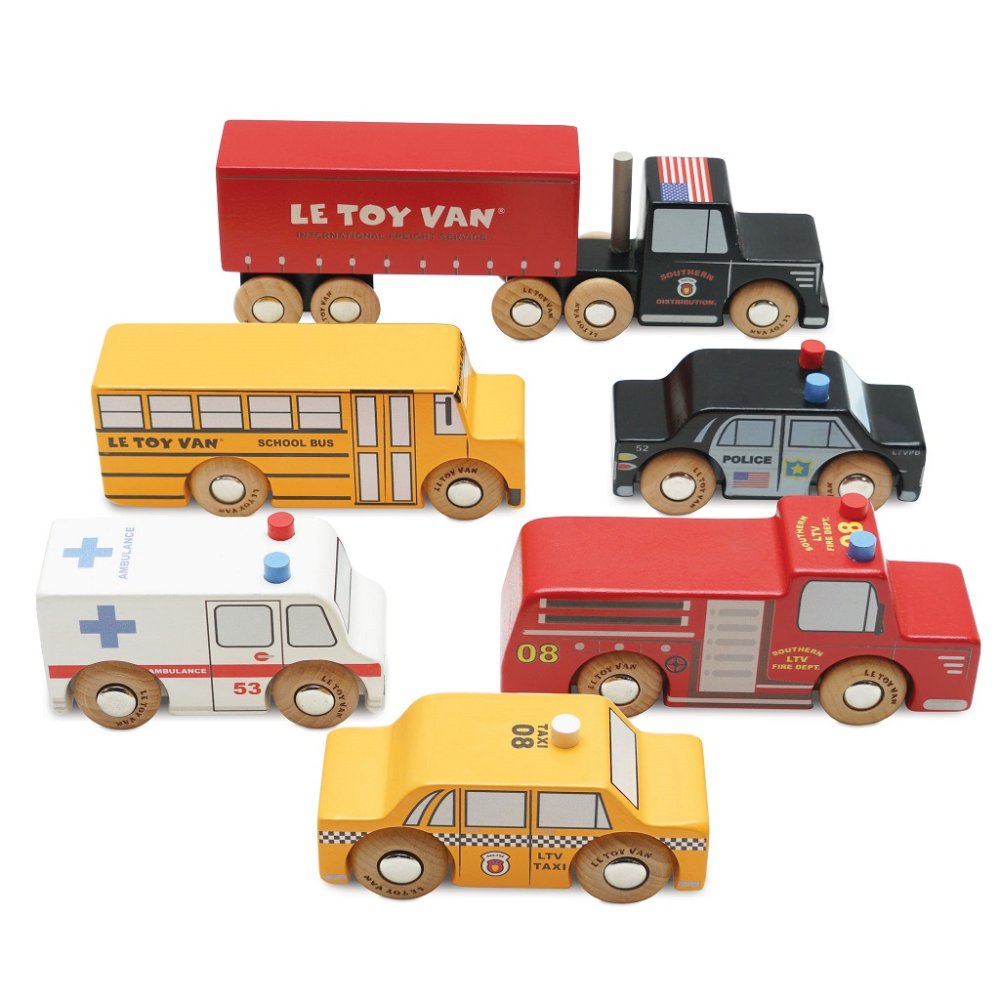 Le Toy Van Set de coches Nueva York
