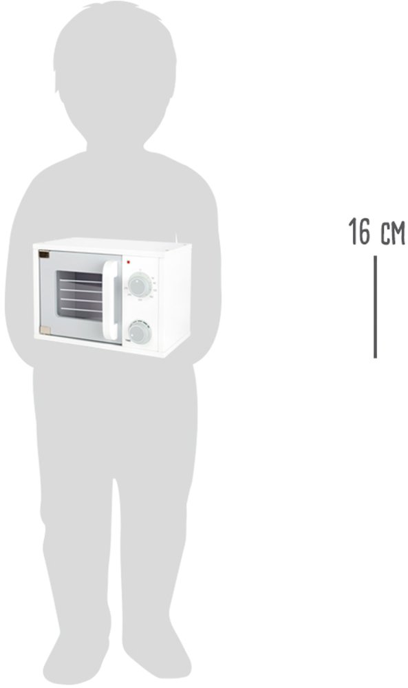 small foot Drewno Kuchenka mikrofalowa - obrazek 3