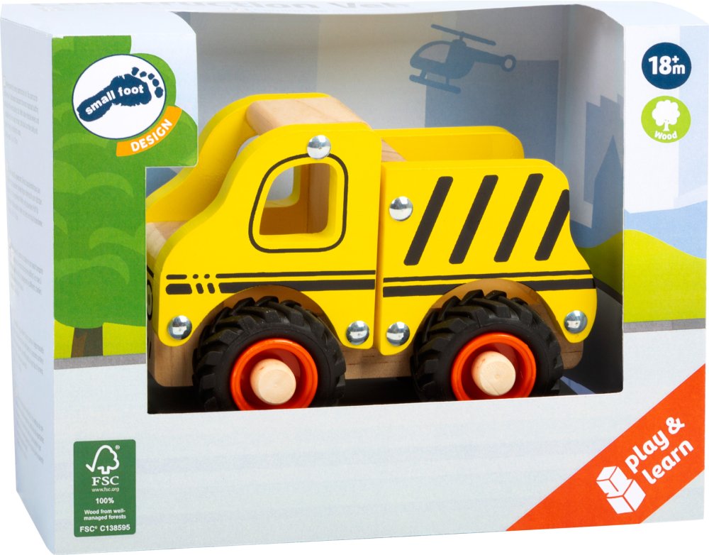 small foot Veicolo da costruzione in legno - immagine 6