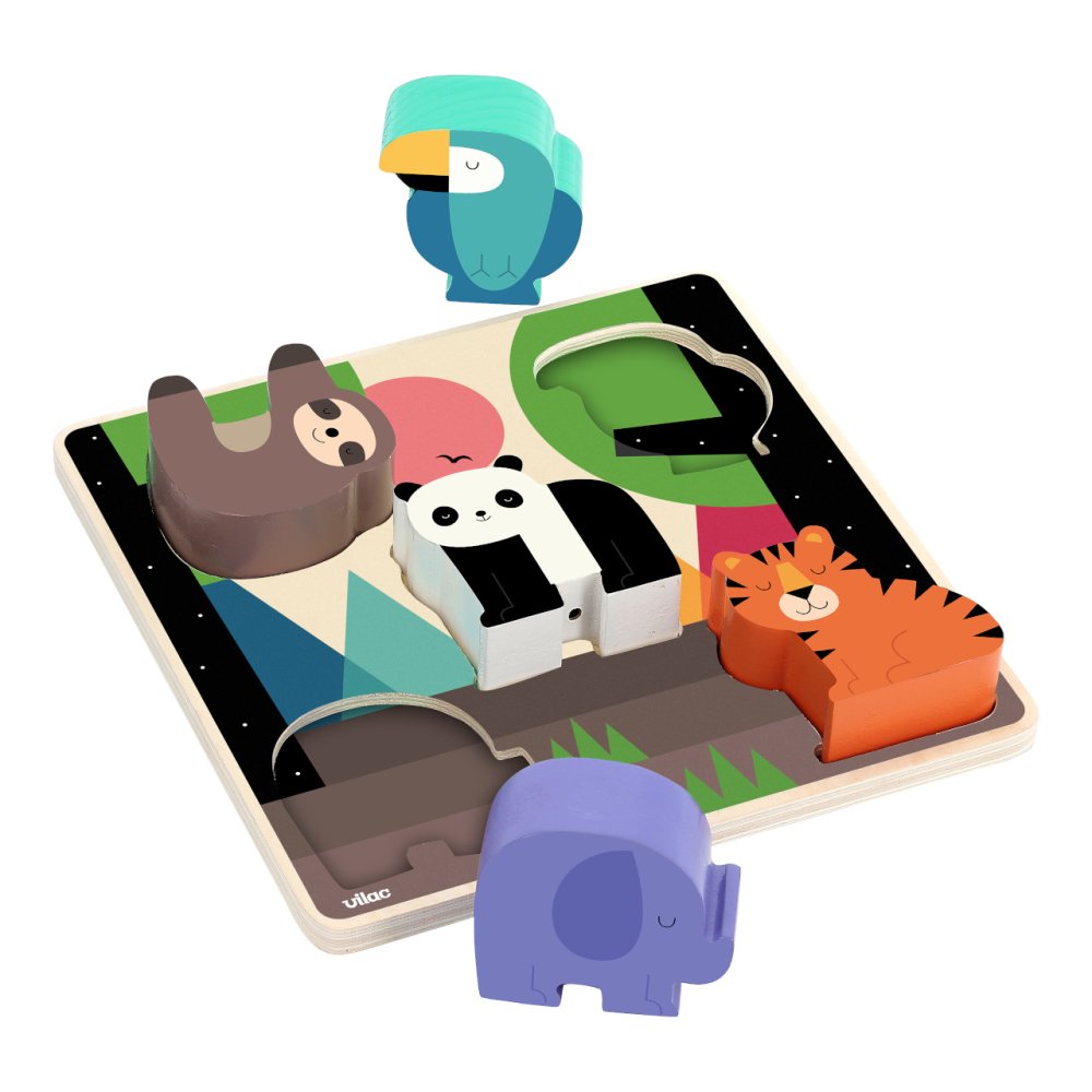 Vilac Układanka dźwiękowa Dżungla