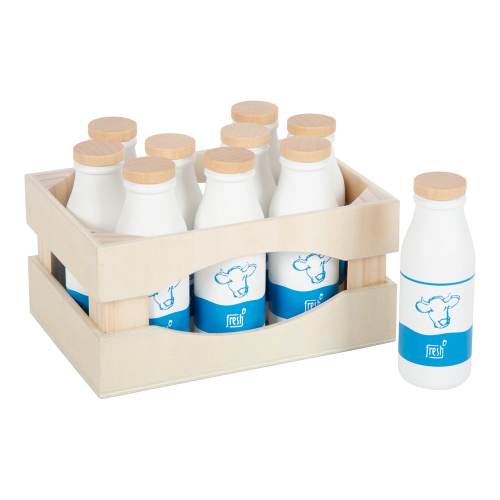 small foot Fa tejláda tejesüvegekkel Fresh