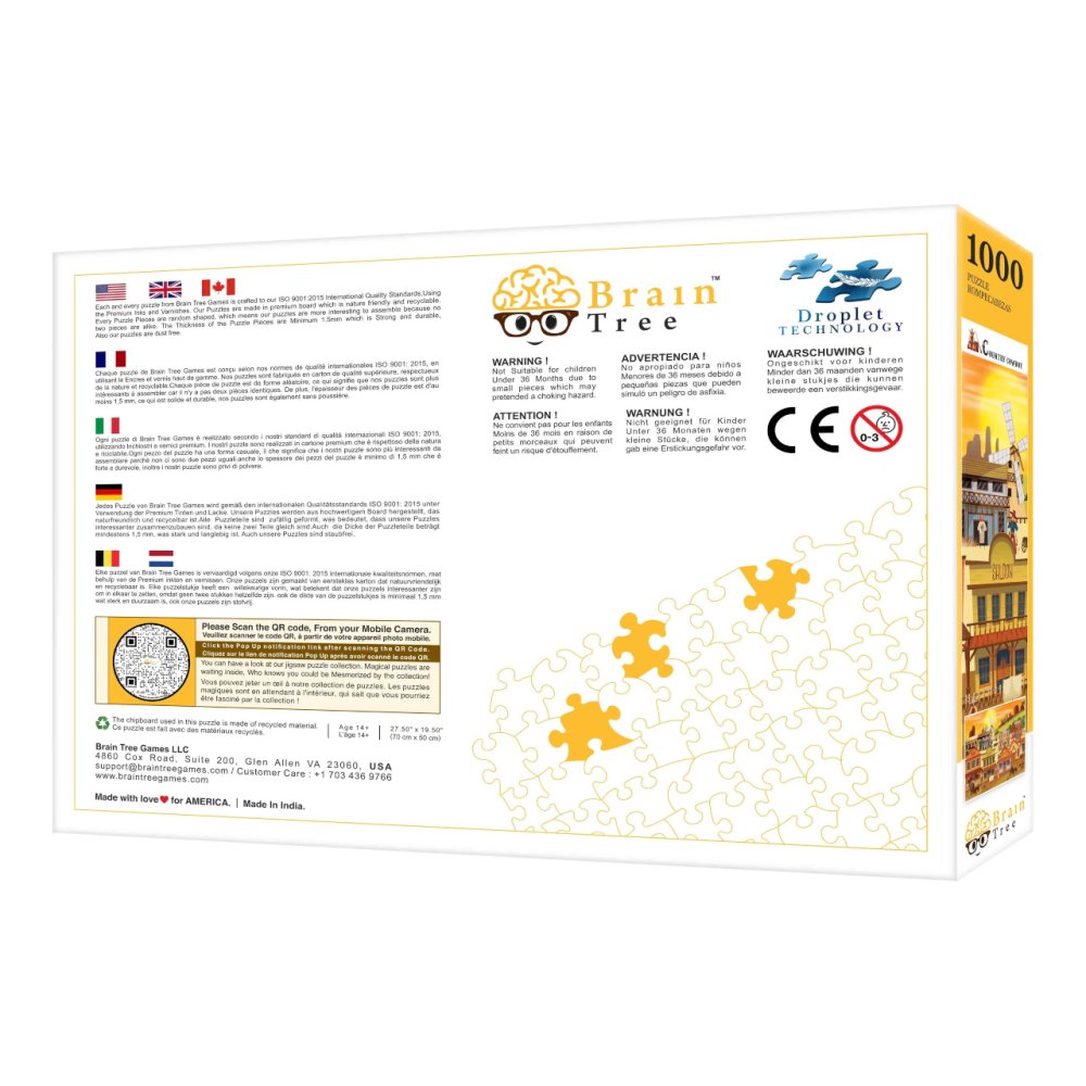 Brain Tree Puzzle Miasteczko Westernowe 1000 elementów - obrazek 6