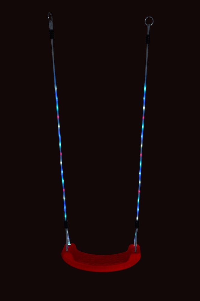 2Kids Toys Plastikowa świecąca huśtawka czerwona