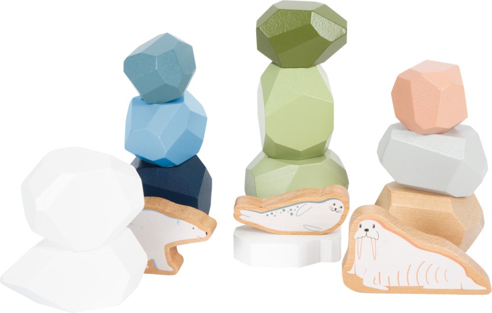 small foot Piedras de equilibrio de madera Arctic - Imagen 6