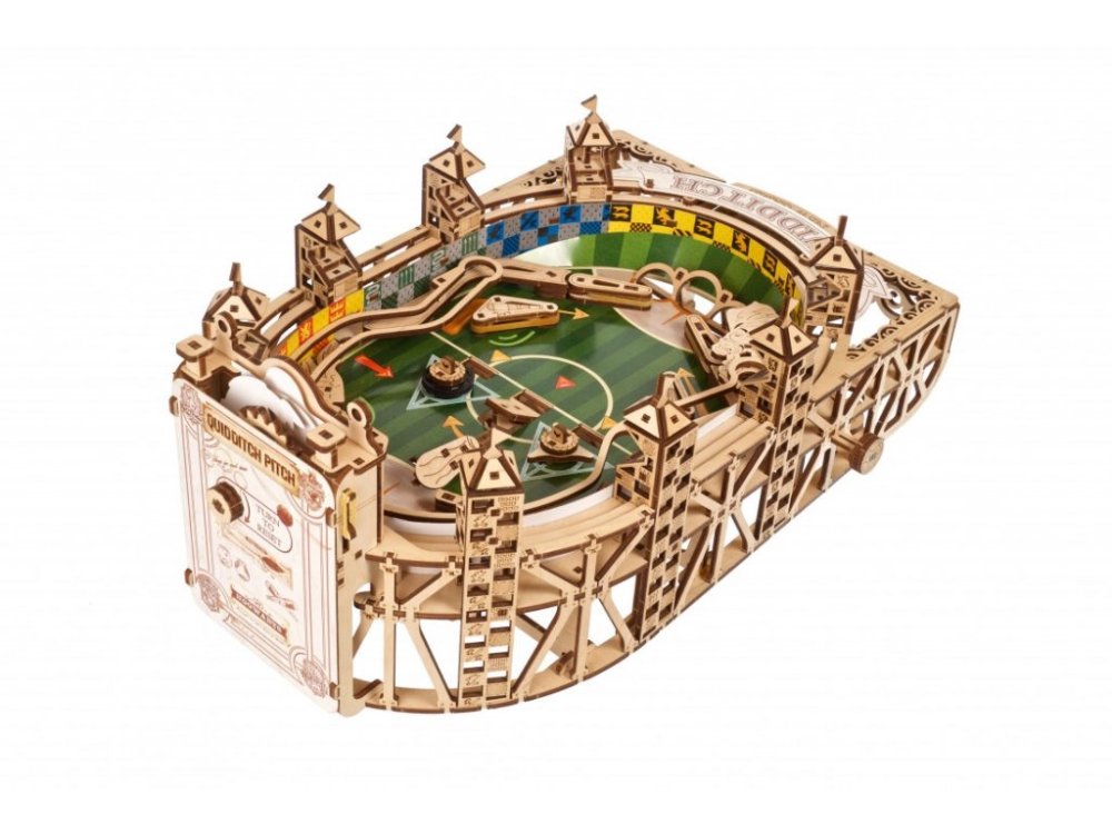 Puzzle mécanique en bois 3D Ugears Harry Potter - Quidditch Pinball