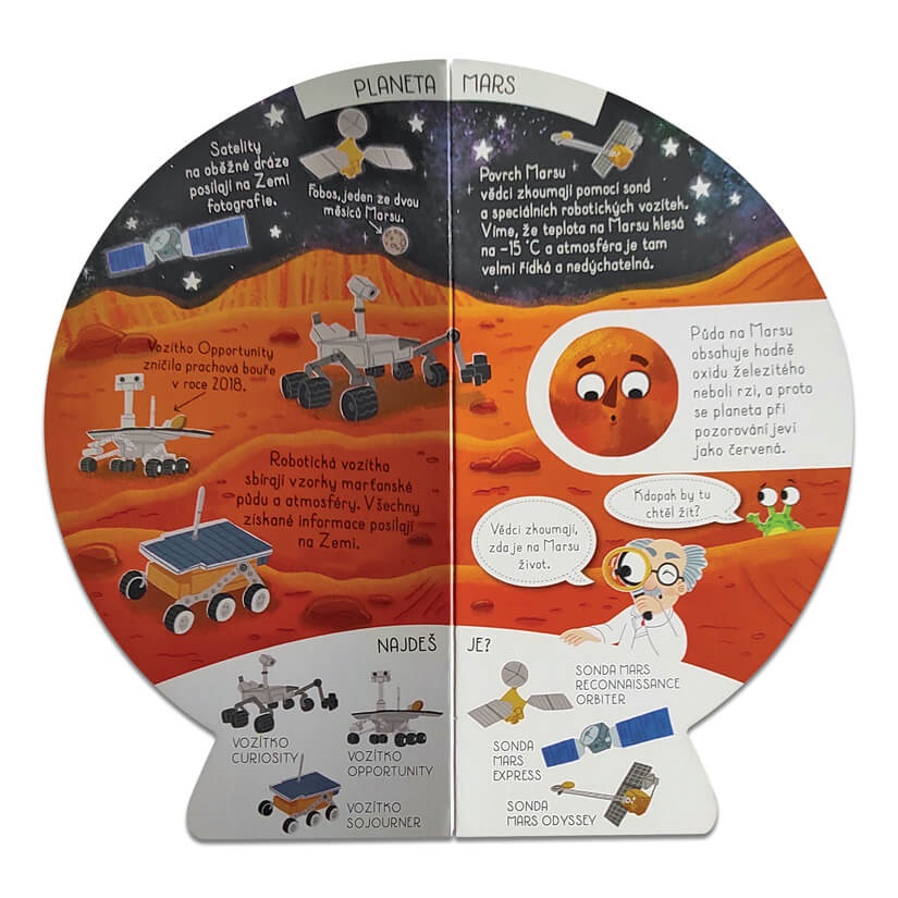 Pexi Livre globe dépliant - Espace – Image 3