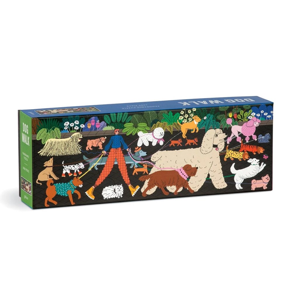 Galison Panorama Puzzle Hundeausflug 1000 Teile