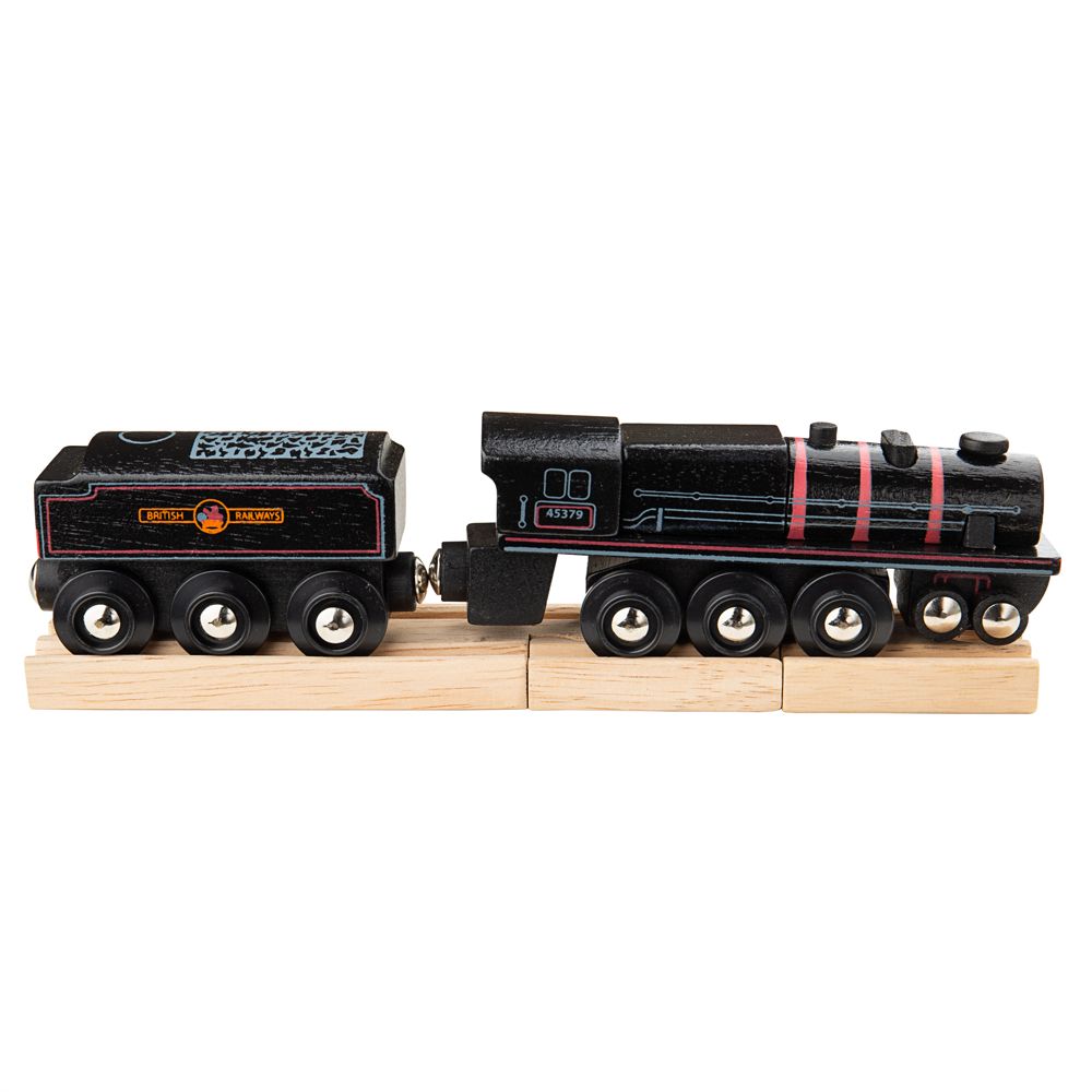 Bigjigs Rail Réplica de Madera de la Locomotora Black 5 Engine