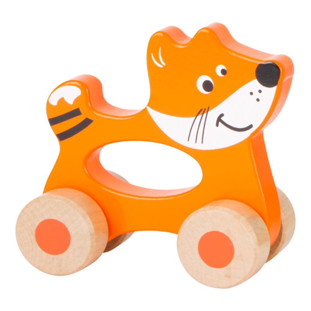 small foot Animaletti in legno da spingere a mano volpe
