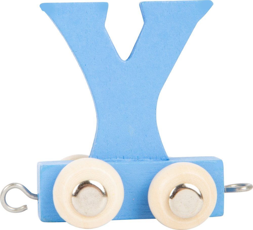 small foot Train en bois alphabet coloré lettre Y