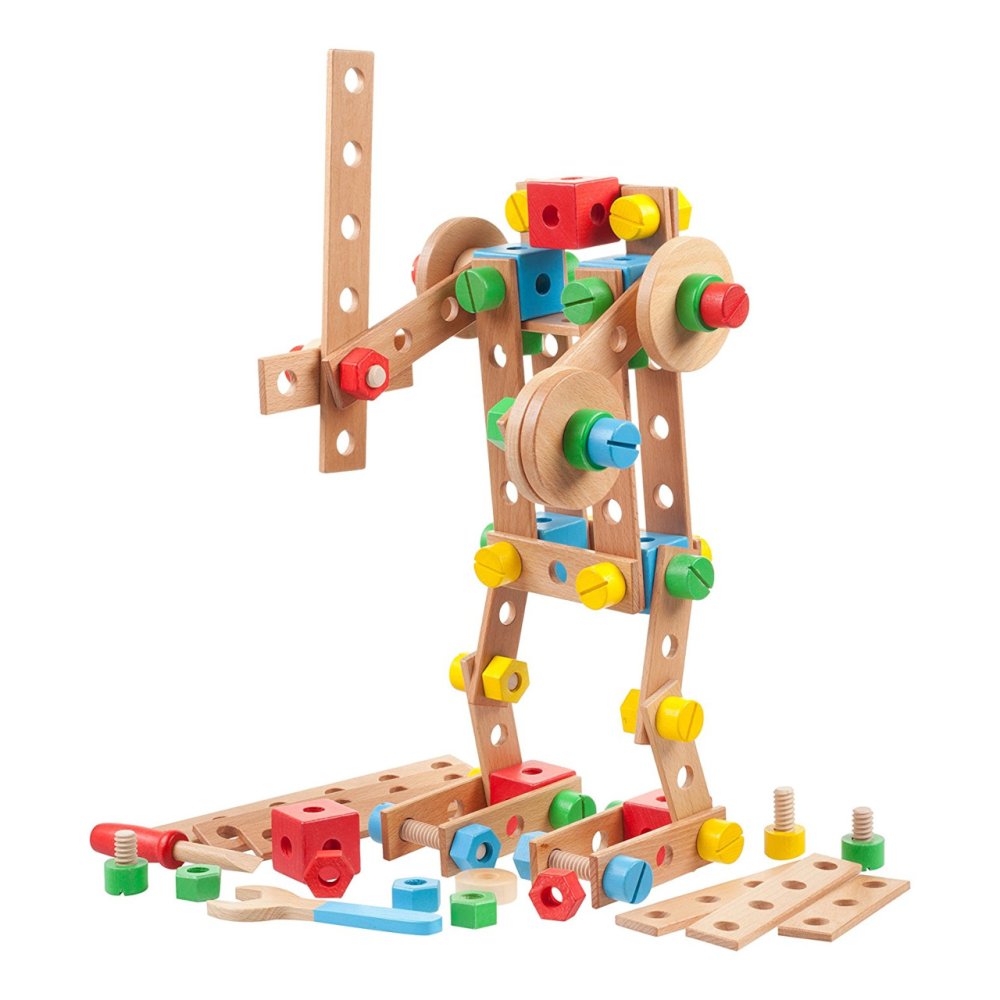 Tidlo Jeu de construction pliable en bois – Image 2