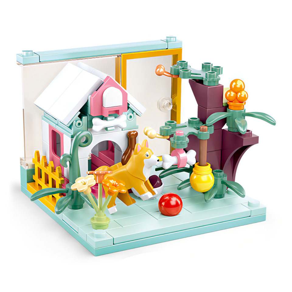 Sluban Mini Handcraft M38-B0919A Niche pour chien