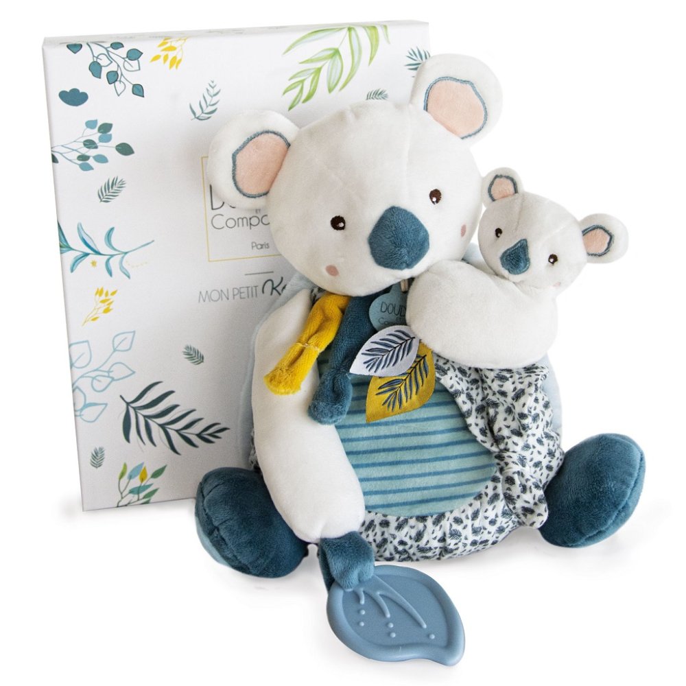 Coffret cadeau Doudou - koala Yoca avec bébé 25 cm