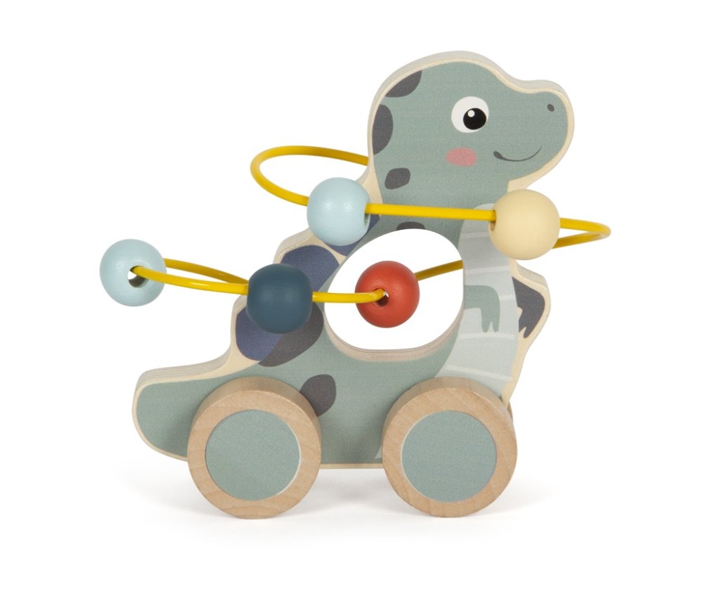 small foot Játékkocsi gyöngyös labirintussal Dino - Image 3