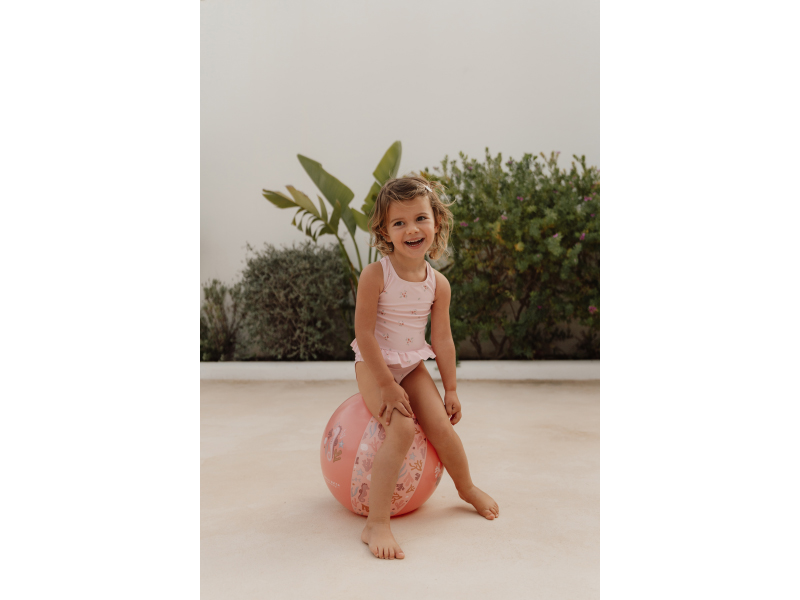 LITTLE DUTCH Míč nafukovací Ocean Dreams Pink (obrázek 6)