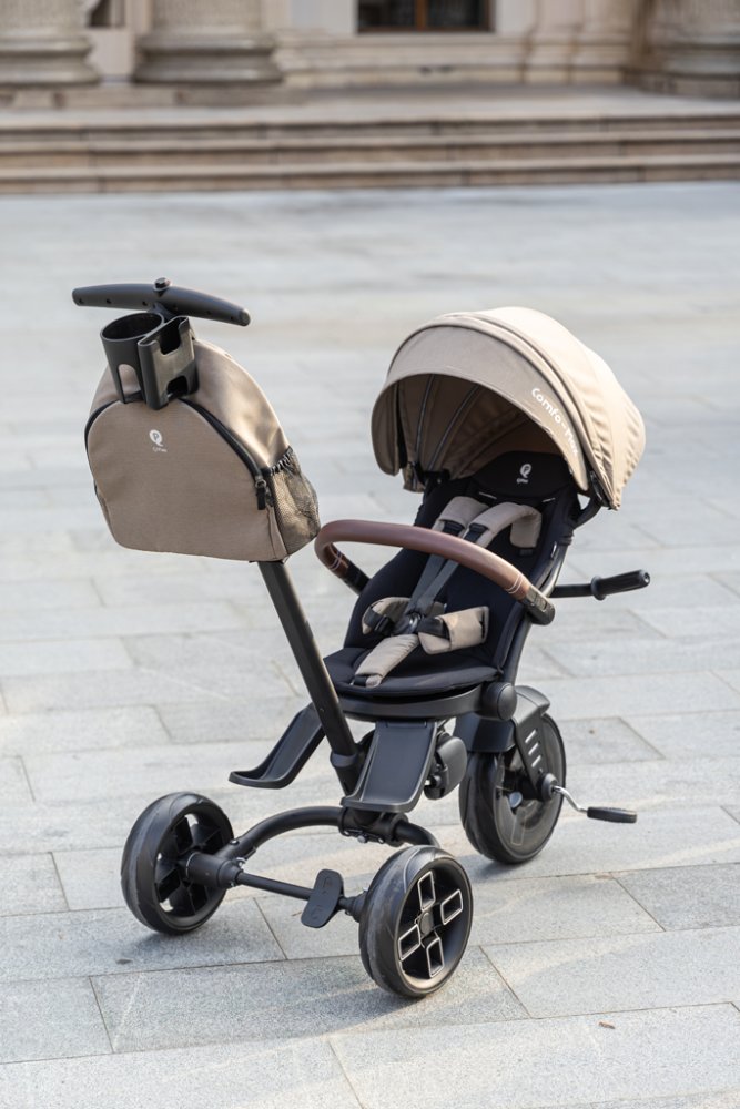 QPLAY Triciclo Comfo Max Coffee, 7 in 1, età 10-72 mesi - immagine 6