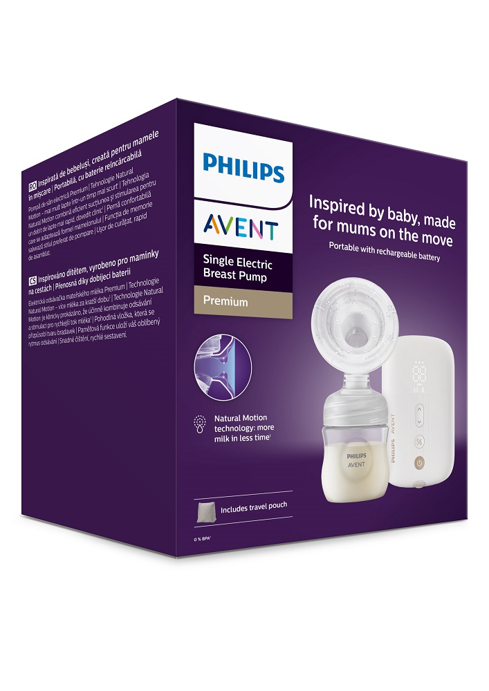 Philips AVENT Extractor de leche materno eléctrico Premium recargable SCF396/31+Regalo - Imagen 7