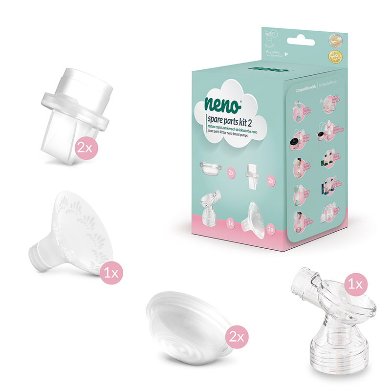 NENO Set de pièces de rechange pour tire-laits Neno 2
