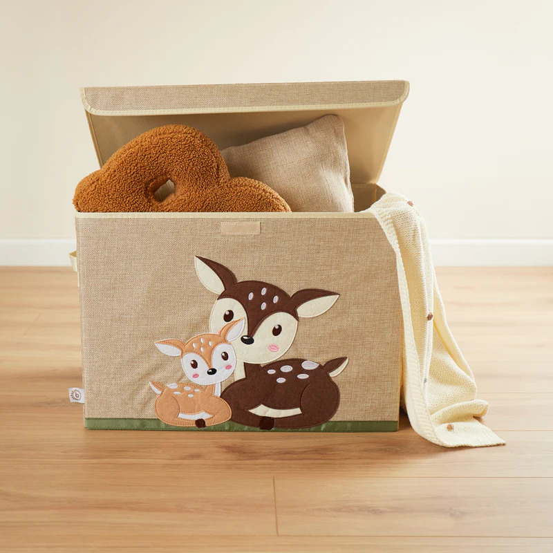 Bieco - Aufbewahrungsbox mit Deckel - Rehkitz – Bild 5