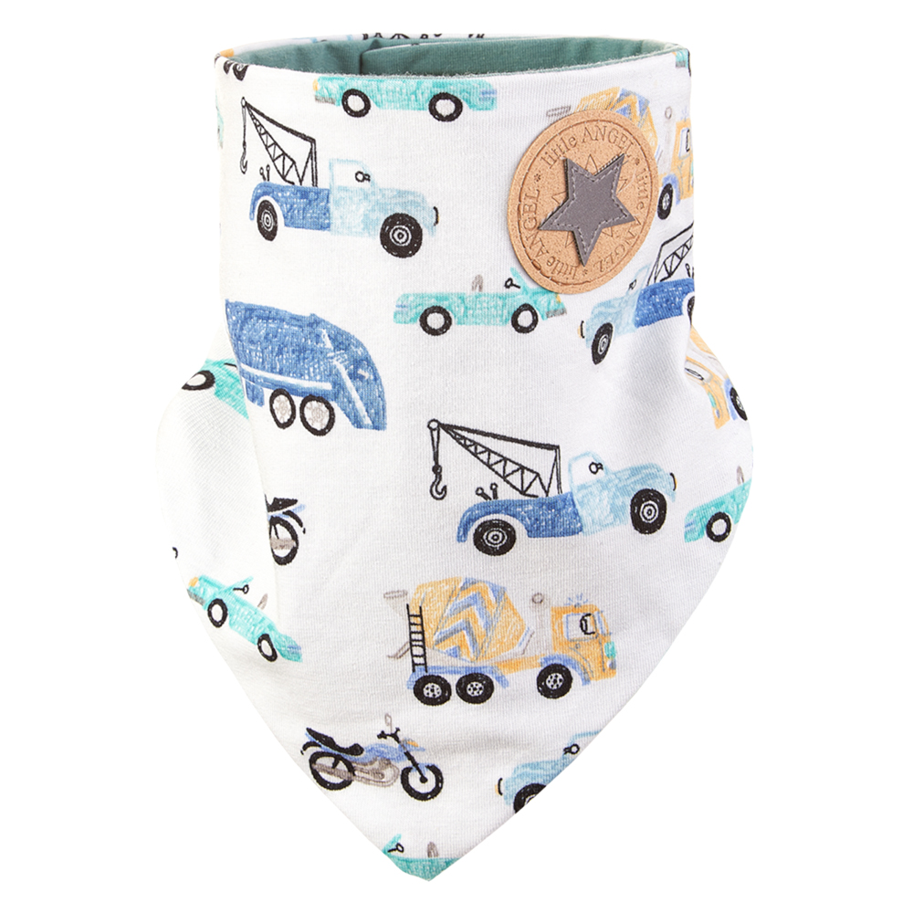 Pañuelo para el cuello con forro Outlast® - sv.mentol coches/liquen tm. UNI