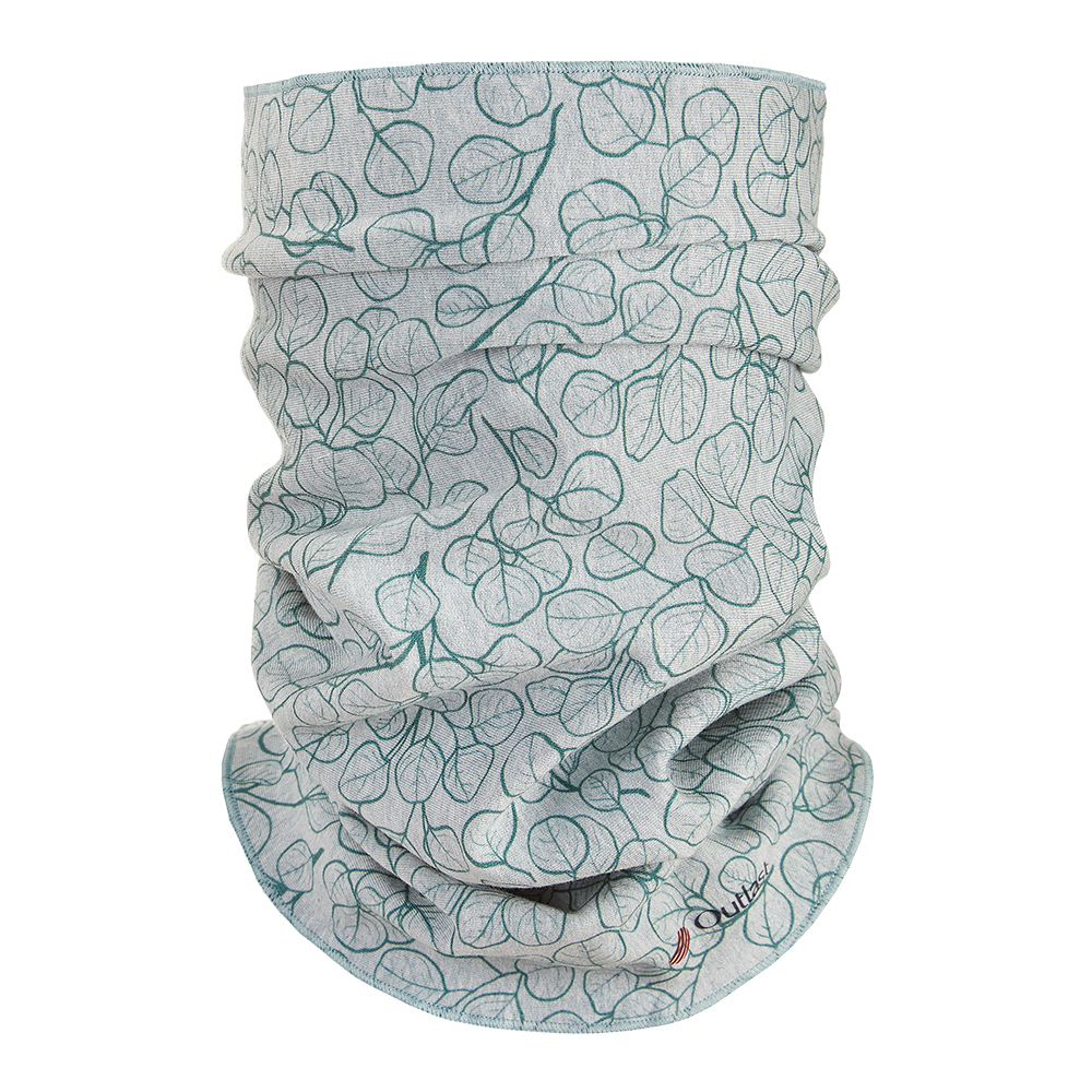 Tour de cou à enfiler IMPRESSION Outlast® - lichen chiné eucalyptus UNI