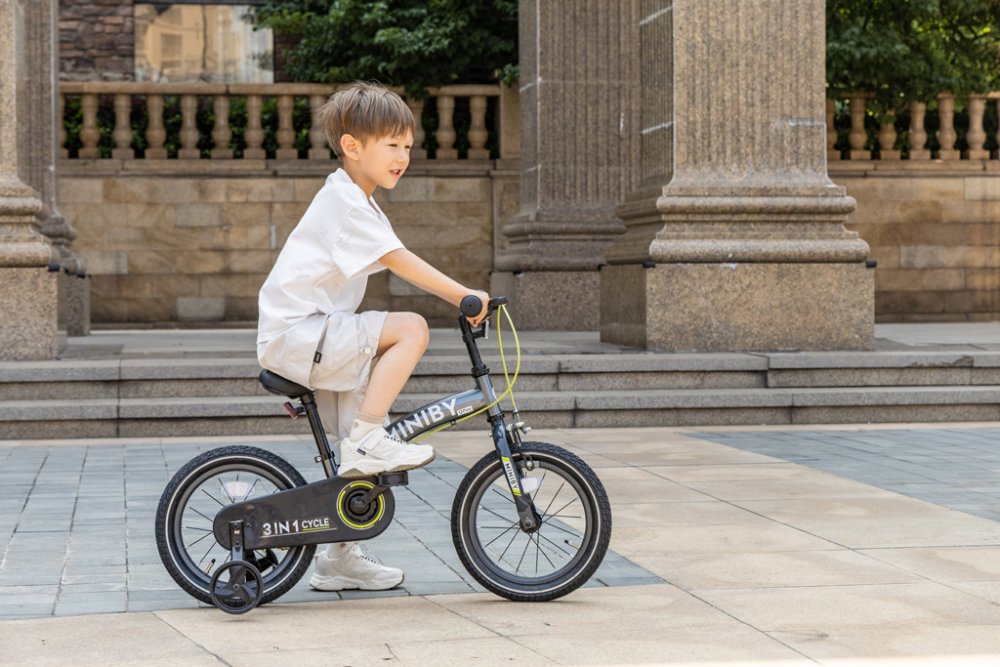 QPLAY Rowerek Miniby 3w1 Grey, wiek 2-8 lat - obrazek 7