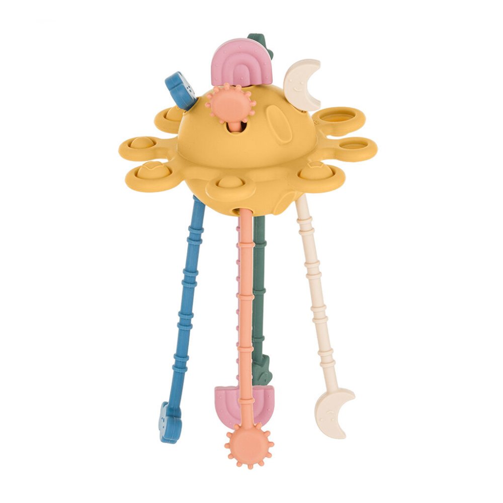 PETITE&MARS Szilikon szenzoros játék Crazy planet Intense Ocher 10m+ - Image 5