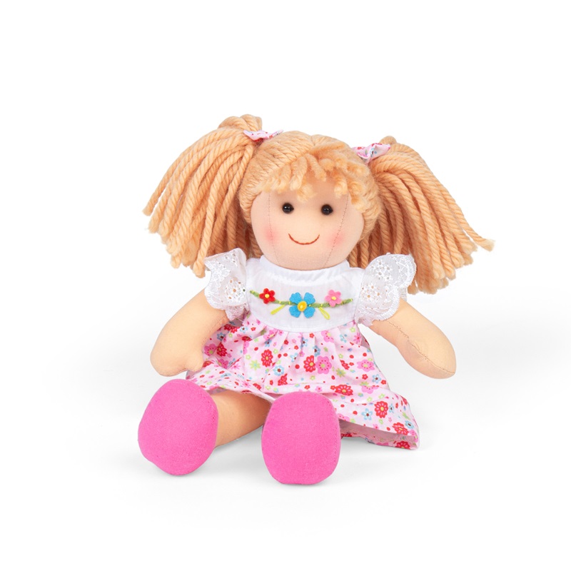 Bigjigs Toys Látková panenka Georgia - malá 25 cm (obrázek 2)