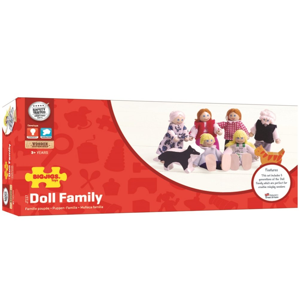 Bigjigs Toys Set rodinky do domečku (obrázek 6)