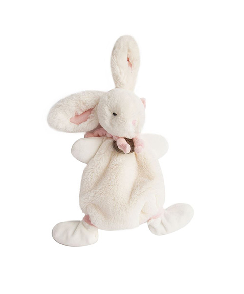 Doudou Dárková sada - Plyšový králíček růžový 26 cm (obrázek 5)