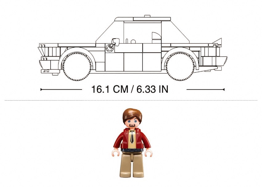Sluban Model Bricks M38-B1126 Klasický vůz 2002 (obrázek 5)