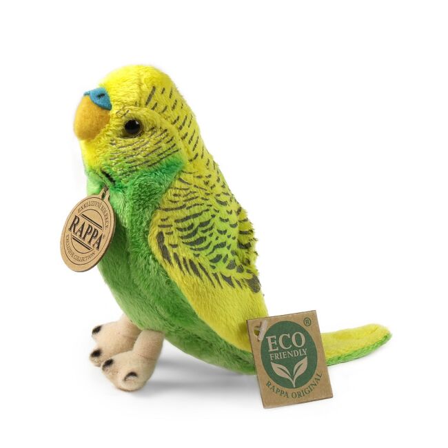 Rappa Plyšová andulka vlnkovaná 12 cm ECO-FRIENDLY sada 2 ks (obrázek 3)