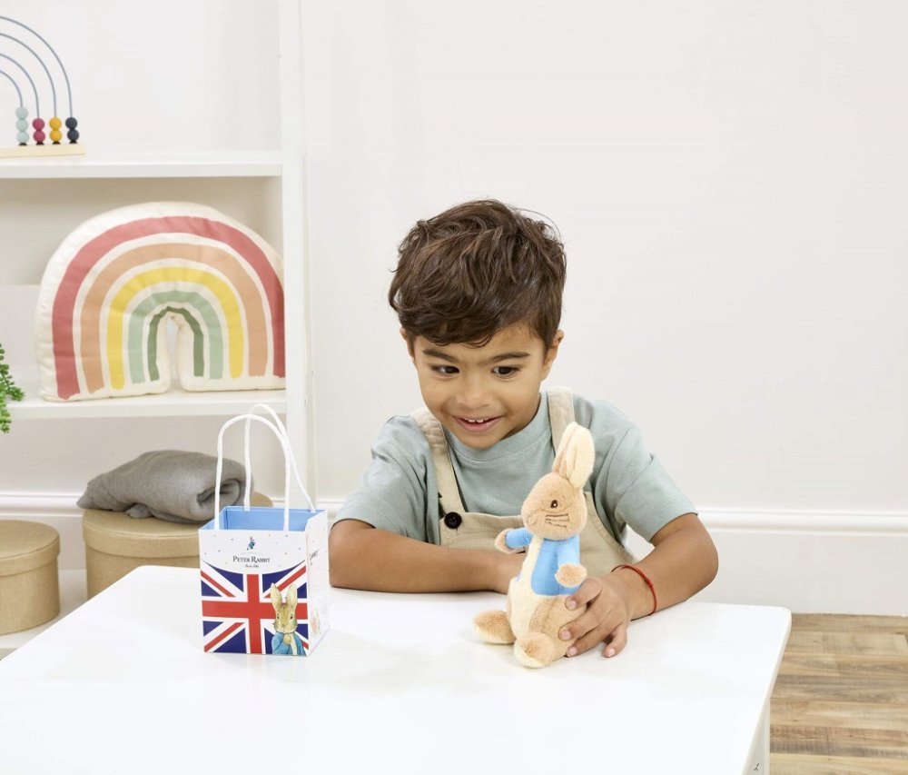 Rainbow Plyšový králíček Petr v tašce Union Jack (obrázek 3)