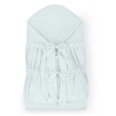PETITE&MARS Otulacz sznurowany Nurse ze sztywnym wkładem kokosowym Baby Blue 75x75 cm